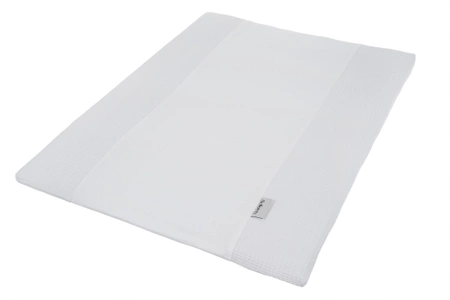 Waffle Fabric Changing Pad with Cover and Towel snow