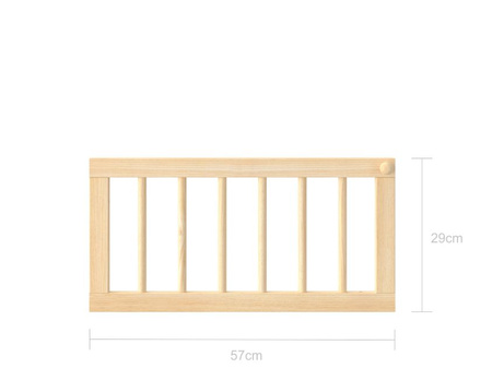 Dream nest pine house bed 80x160 along with two safety rails and a drawer