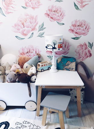 Woody stolik snow/ timeless white