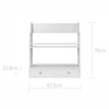 Royal latte wall shelf