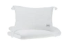 Cushion and bedspread set snow