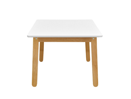  Woody elegant white table