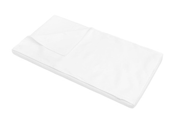 Snowy white linen waterproof changer to the UP! cot bed