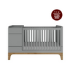 UP! gray Babybett 70x120 – ausziehbar auf 160 cm mit Schreibtisch