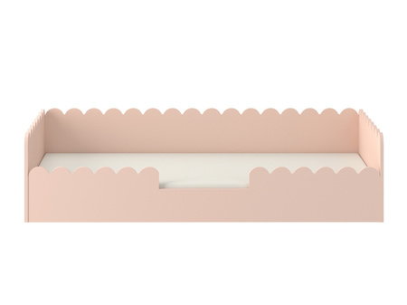 Book Nook vintage rose Kinderbett im Montessori-Stil 80x160 mit Schublade