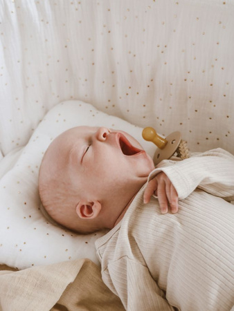 Textiles to the Moses basket Golden Dots Snow