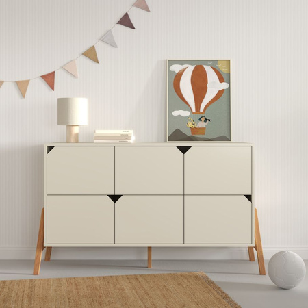 Lotta snow 6-drawer chest