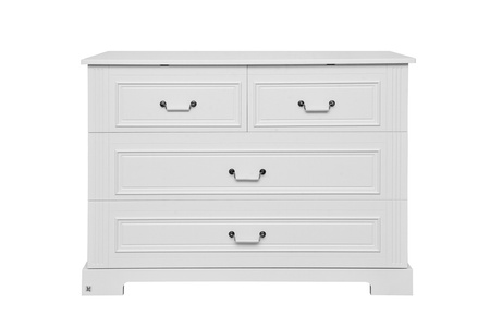 Ines elegant white komoda 4- szufladowa