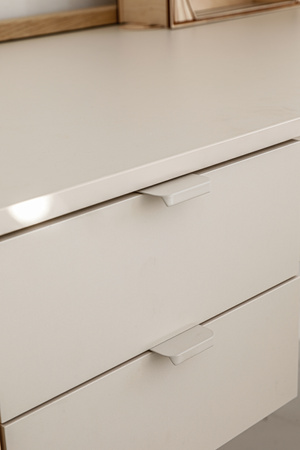 Versa Desk – modern youth desk in latte color