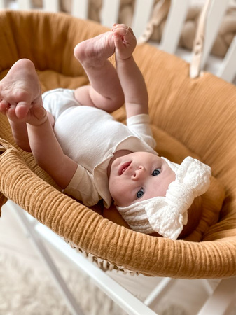 Textiles to the Moses basket Carmel