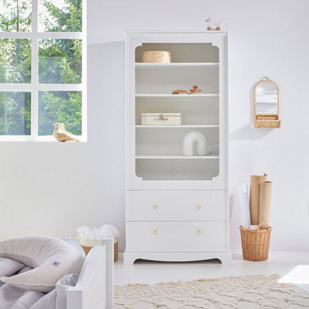 Royal  timeless white bookcase