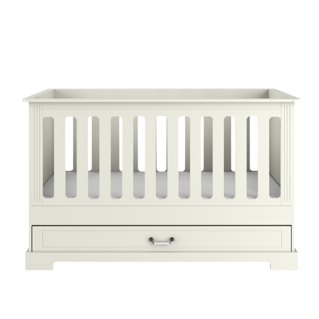 Ines elegant white Kinderbett 70x140 mit Sofafunktion