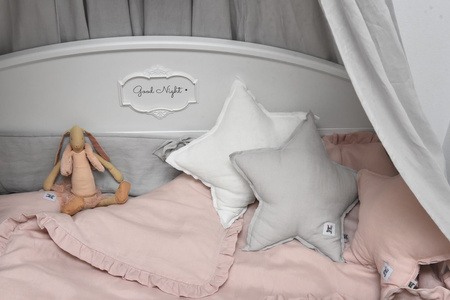 Dusty pink linen bedding with filling size S