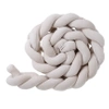 Zopf Bettschlange geflochten Beige