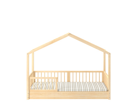 Dream Nest pine Hausbett 80x160 mit zwei Schutzbarrieren