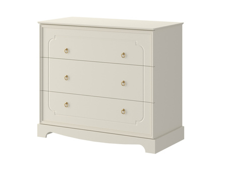 Royal latte 3-drawer chest