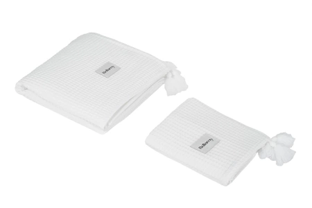 Cushion and bedspread set snow