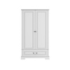 Ines elegant white Zweitüriger Schrank hoch