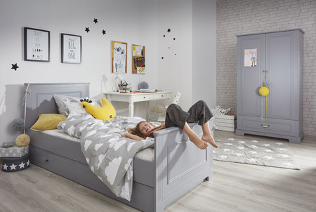 Ines neutral gray Zweitüriger Schrank