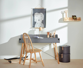 Lotta gray Schreibtisch