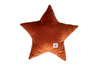 Velvet  Pillow star Cinnamon