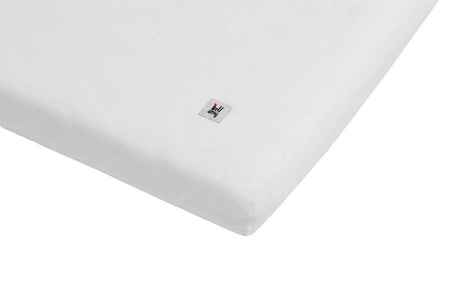 Snowy White linen bed sheet 70x140