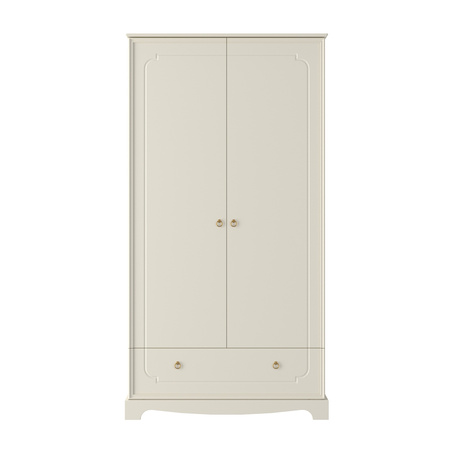 Royal latte 2-door wardrobe