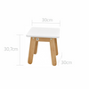  Woody snow/ timeless white stool