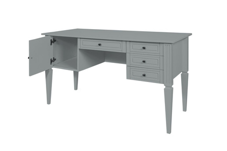 Ines neutral gray Schreibschrank