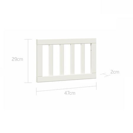 Bellamy Good Night Bettgitter für Kleinkinder elegant white