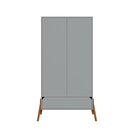 Lotta gray 2-door wardrobe