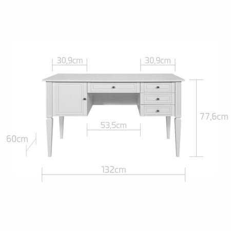 Furniture set Ines elegant white
