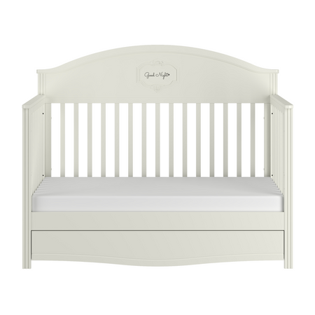 Good Night elegant white Kinderbett 70x140