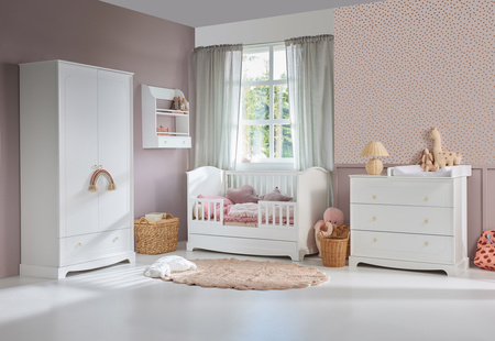 Royal timeless white Kinderbett 70x140/ Sofabett 70x140