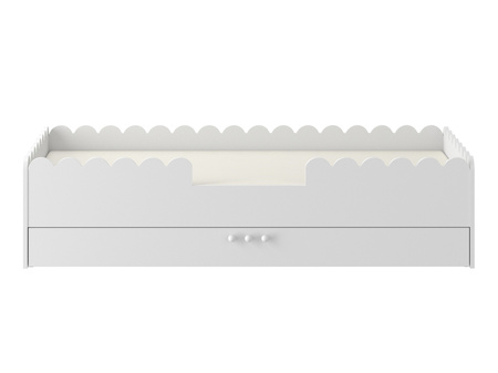 Book Nook snow łożko dziecięce w stylu Monetssori 80x160 z szufladą