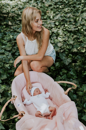 Musselinfüllung für Moseskorb Candy