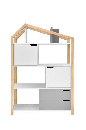 Manhattan Phoebe gray bookcase