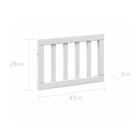 Bellamy Lotta/ Royal toddler bed rail snow/ timeless white