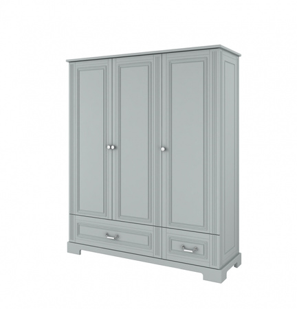 Ines neutral gray Dreitüriger Schrank