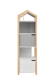 Manhattan Joey gray bookcase