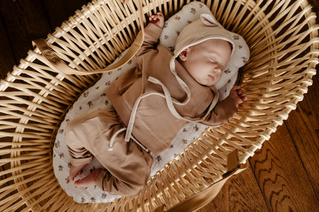 Textiles to the Moses basket Vintage