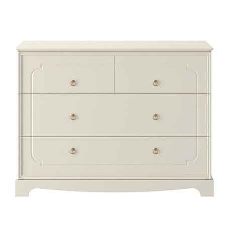 Royal latte 4-drawer chest