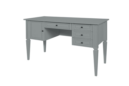 Ines neutral gray Schreibschrank