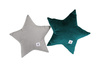 Velvet  Pillow star Emerald