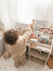Regał Montessori Book Nook latte– regał dziecięcy na książki i zabawki