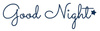 Good Night Aufkleber mit dem Namen