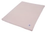 Linen changing mat with cover and towel dusty pink