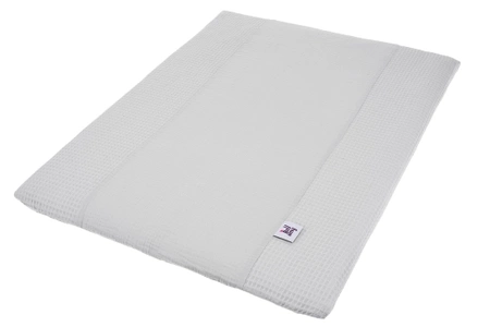 Waffle Fabric Changing Pad with Cover and Towel poppy