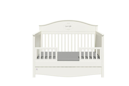 Bellamy Good Night Bettgitter für Kleinkinder elegant white