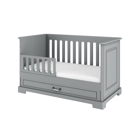 Ines neutral gray Kinderbett 70 x140 mit Sofafunktion